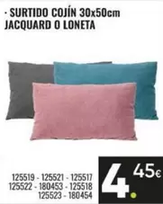 Surtido Cojín Jacquard O Loneta