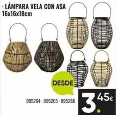 Lámpara Vela Con Asa