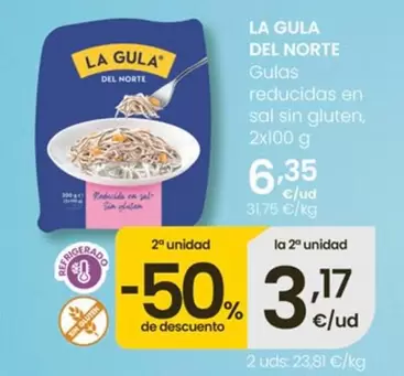 La Gula Del Norte - Gulas Reducidas En Sal Sin Gluten