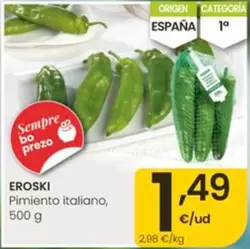 Eroski - Pimiento Italiano