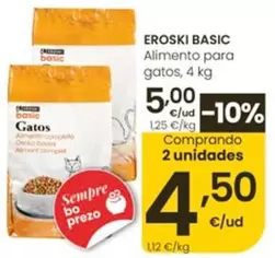 Eroski Basic - Alimento Para Gatos