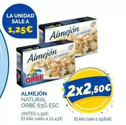 orbe - Almejón Natural