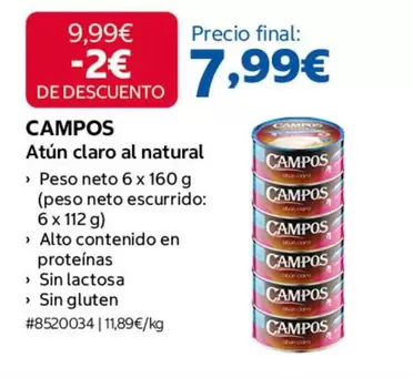 Campos - Atún Claro Al Natural