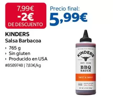 Kinder - Salsa Barbacoa