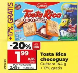 Cuétara - Tosta Rica Chocoguay
