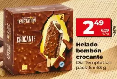 Dia - Helado Bombon Crocante