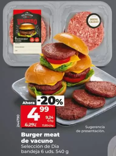 seleccion - Burger Meat De Vacuno