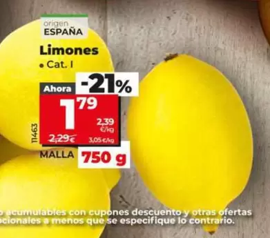 origen - Limones