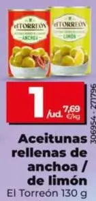 El Torreón - Aceitunas Rellenas De Anchoa / De Limon