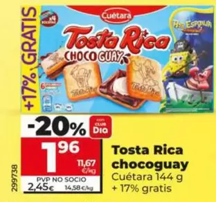 Cuétara - Tosta Rica Chocoguay