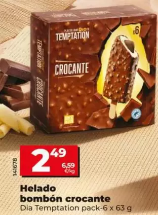 Dia - Helado Bombon Crocante