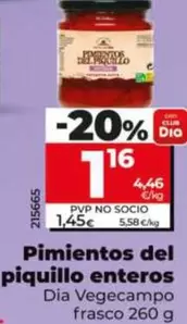 Dia - Pimientos Del Piquillo Enteros