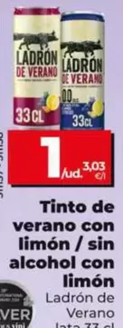Ladrón de Manzanas - Tinto De Verano Con Limon/sin Alcohol Con Limon