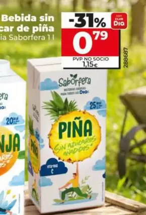 Dia - Bebida Sin Car De Pina