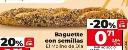 Dia - Baguette con semillas