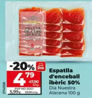 Dia - Paleta De Cebo Iberica