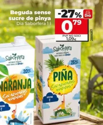Dia - Beguda Sense Sucre De Pinya