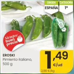 Eroski - Pimiento Italiano