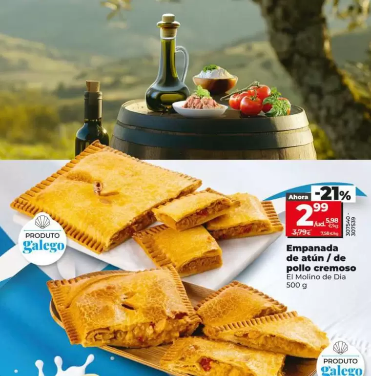 Dia - Empanada De Atún / De Pollo Cremoso