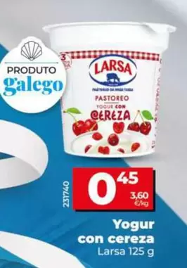 Larsa - Yogur Con Cereza