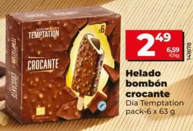 Dia - Helado Bombon Crocante