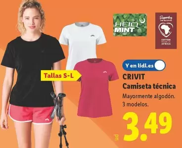 Crivit - Camiseta Tecnica