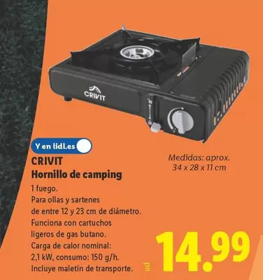 Crivit - Hornillo De Camping