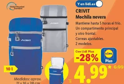 Crivit - Mochila Nevera
