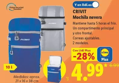 Crivit - Mochila Nevera