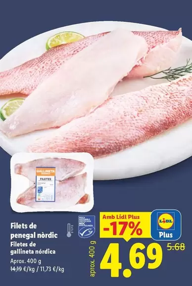 Filetes De Gallineta Nórdica