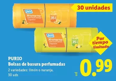 Purio - Bolsas De Basura Perfumadas