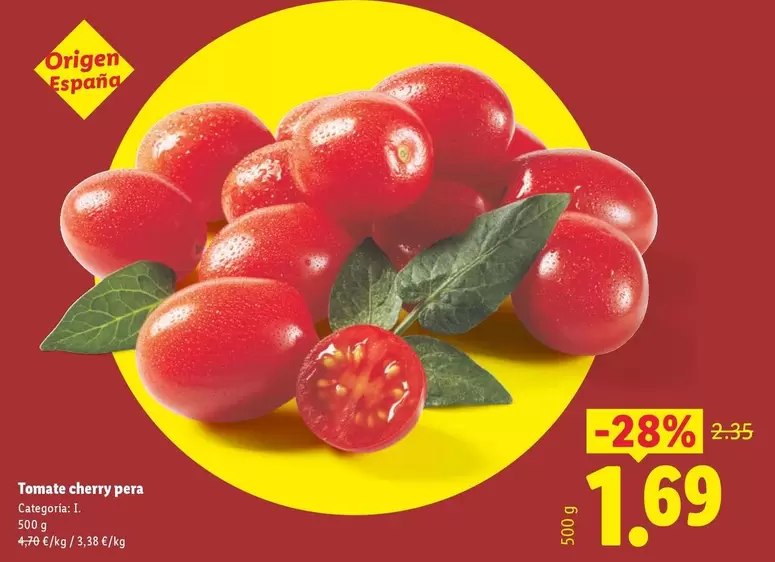 Tomate Cherry Pera