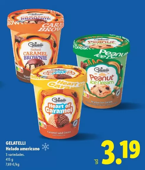 Gelatelli - Helado Americano