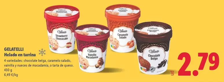 Gelatelli - Helado En Tarrina