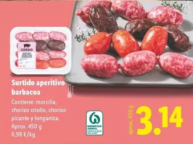 Surtido Aperitivo Barbacoa