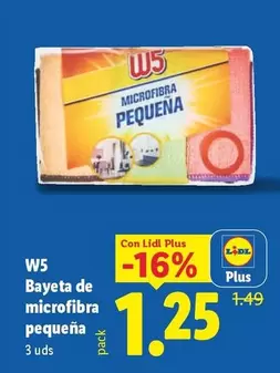 W5 - Bayeta De Microfibra Pequeña