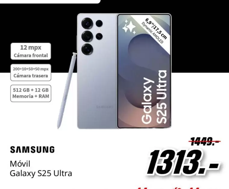 Samsung - Móvil Galaxy S25 Ultra