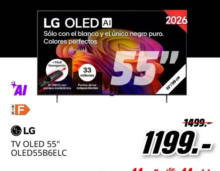 LG - Tv Oled 55" OLED55B6ELC