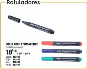 Rotulador Permanente
