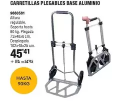Carretillas Plegables Base Aluminio