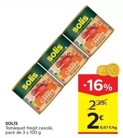 Solís - Tomàquet Fregit Casola