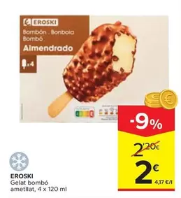 Eroski - Gelat Bombo Ametllat