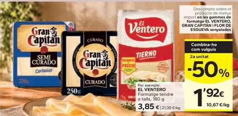 El Ventero - Formatge Tendre A Talls