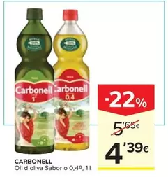 Carbonell - Oli D'oliva Sabor O 0,4°