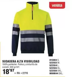 Velilla - Sudadera Alta Visibilidad