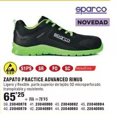 Sparco - Zapato Practice Advanced Rinus