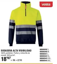 Velilla - Sudadera Alta Visibilidad