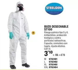 Buzo Desechable St100
