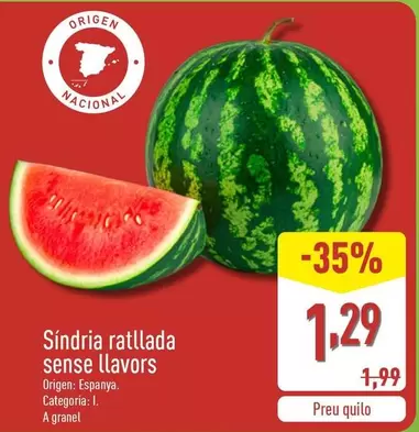 Síndria Ratllada Sense Llavors