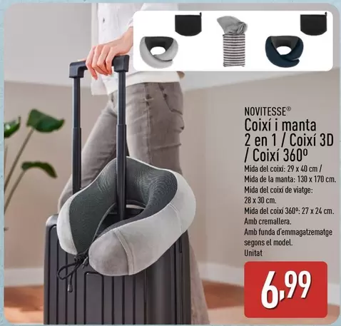 Novitesse - Coixi I Manta 2 En 1 / Coixi 360º